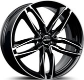 Velgen GMP Italia ATOM Black Diamond 8X18 5X112 ET45 NB66.5 Audi VW Skoda Seat Mercedes 18 inch