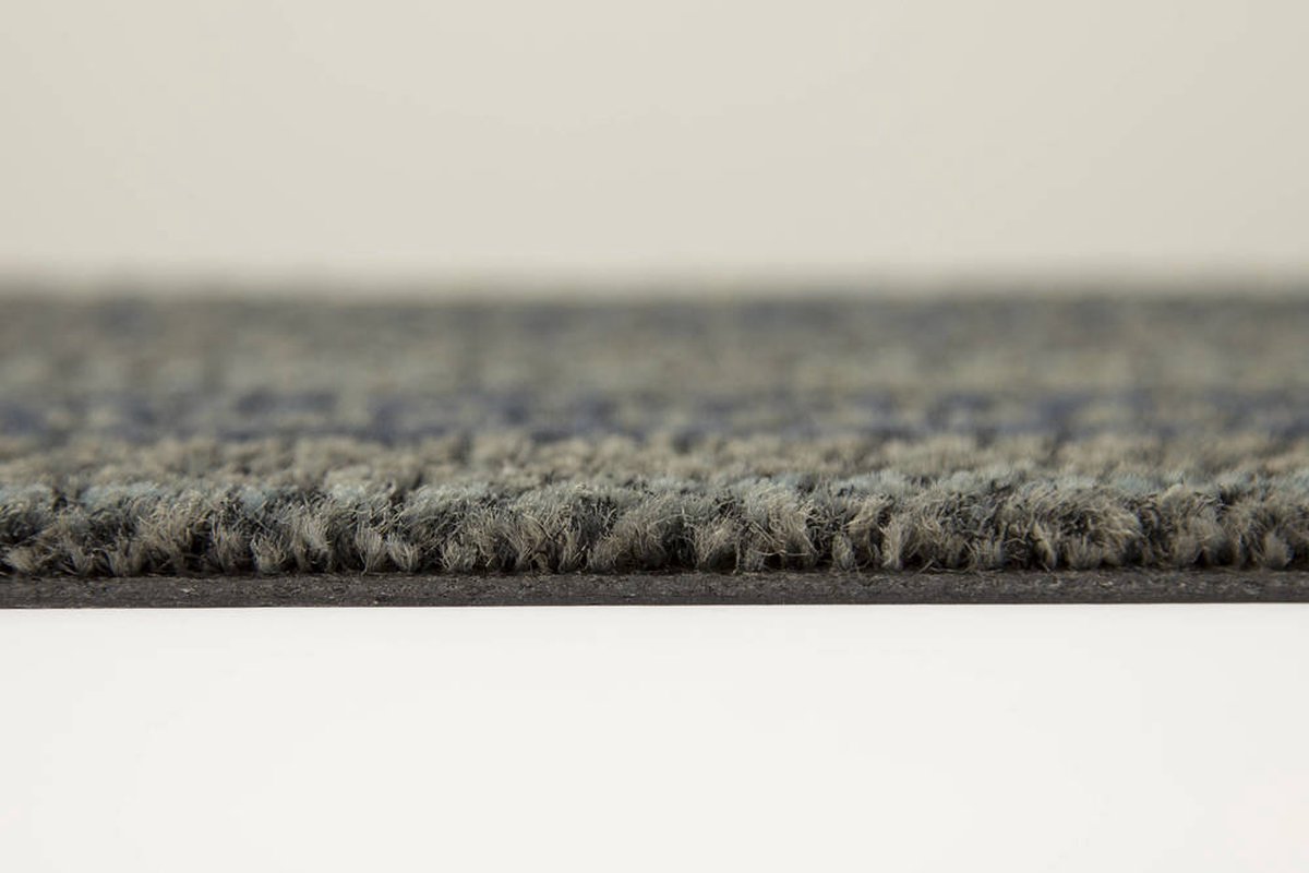 Forbo Coral Brush 5767 Slate Blue - Droogloopmat - 100 x 200 cm - 9 mm Dik - Op Maat Gesneden