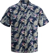 Jack & Jones Overhemd Florall Navy (Maat: XXL)