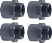 Intex Swivel Adapter Point Reducer Coupler to 50mm Pressure Pvc Pool Pump (4 Pieces)