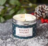 Silent Night Candle in Tin