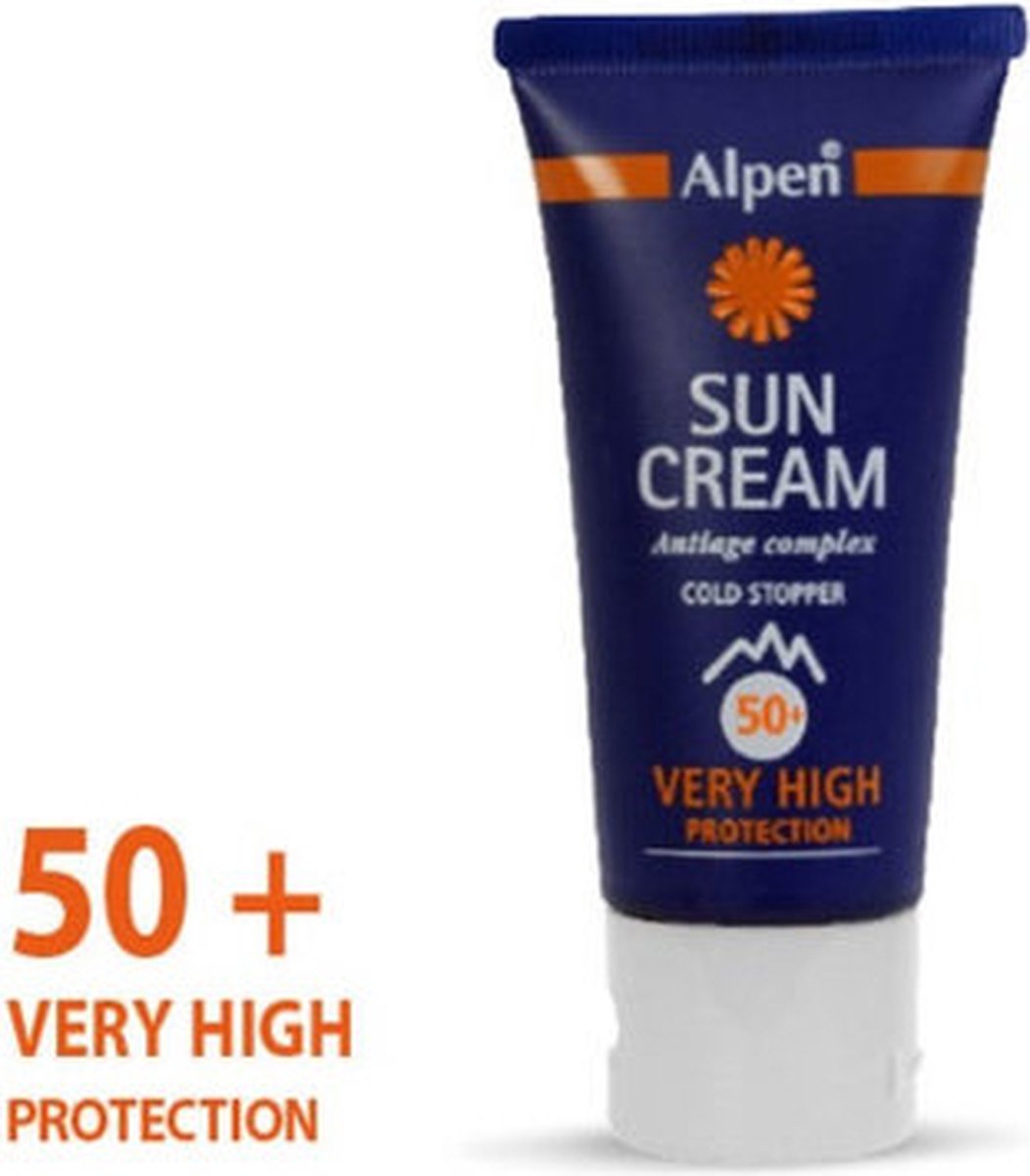 Goedkoopste Alpen Sun Cream F50 Very High Zonnebrand Blauw 30 ml