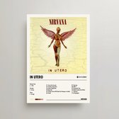 Nirvana Poster - In Utero Album Cover Poster - Nirvana LP - A3 - Nirvana Merch - Muziek