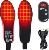 BeBetter® | Verwarmde Schoenzolen - Inlegzolen - Schoenverwarming - Zooltjes - Verstelbare Temperatuur - USB Oplaadbaar - Zwart