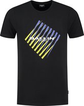 Ballin Amsterdam -  Heren Slim Fit   T-shirt  - Zwart - Maat L