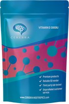 Vitamine D | Vitamine mineralen supplement | 180 Capsules | 3000iu | Vegan, Glutenvrij, Dierproefvrij | geen conserveringsmiddelen of kleurstoffen |