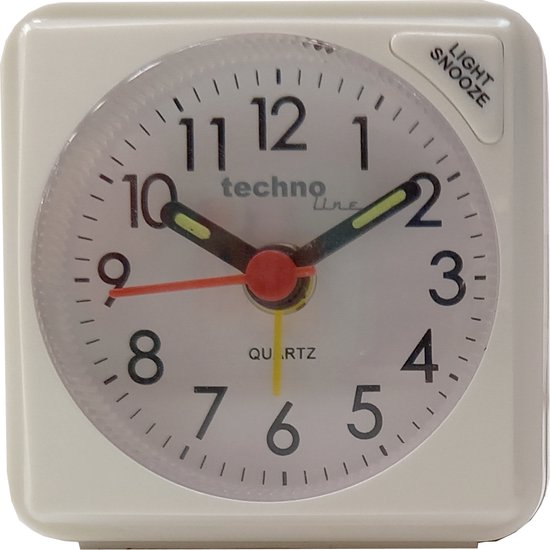 Technoline - Geneva S - wekker - met analoge klok - verlichting - snooze -  klein... | bol.com