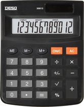 DESQ® | Calculatrice de bureau | 12 chiffres| Compact | À toute épreuve
