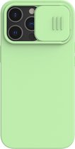 Nillkin CamShield Silicone Back Case - Geschikt voor Apple iPhone 12 Pro Max (6.7") - Groen