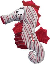 Kong Cuteseas Zeepaard Hondenspeelgoed - Rood - XL