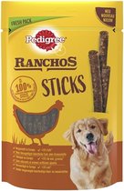 Pedigree Ranchos Sticks Hondensnacks - Kip - 10 x 60 gram