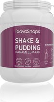 Régime protéiné Novashops et substituts de repas à faible teneur en glucides | Shake Caramel (17 portions)