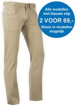 Brams Paris - Heren Jeans - Lengte 34 - Stretch  - Hugo - Sand