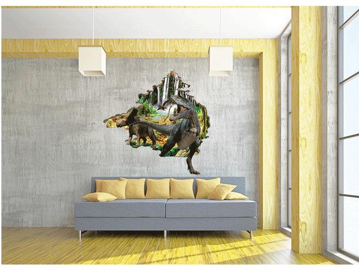 Muursticker Dinosaurus - Kinderkamer - Jongenskamer - Muurdecoratie - Wandsticker - Sticker Voor Kinderen 60×90CM 1