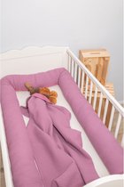 Bedomrander Old Pink - Bedbumper 200cm