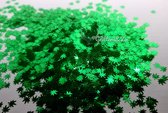 Glitters | Green Leaf 5 gr. | Hobby-glitters | Nail & Body-art | Epoxy-art | Slijm-projecten | Decoratie