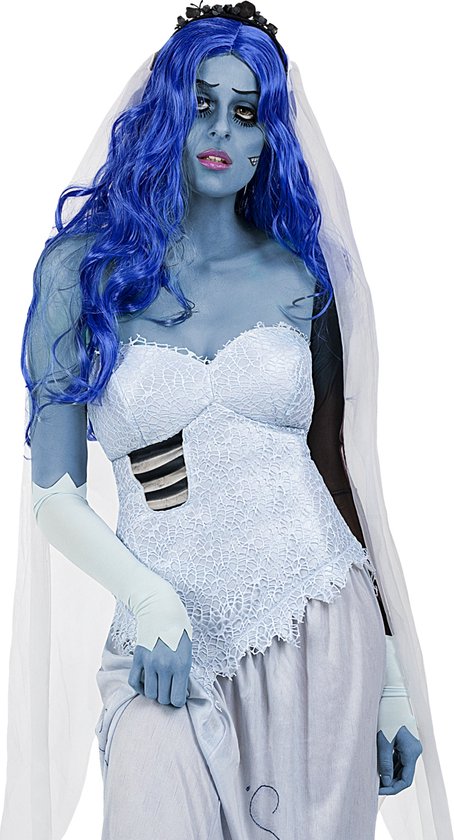 FUNIDELIA Corpse Bride hoofdband voor vrouwen - Wit