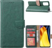 Xiaomi Redmi Note 10 5G Case / Poco M3 Pro 5G Case Green Bookcase with Card Holder - Case Mi Poco M3 Pro 5G Case Wallet Cover