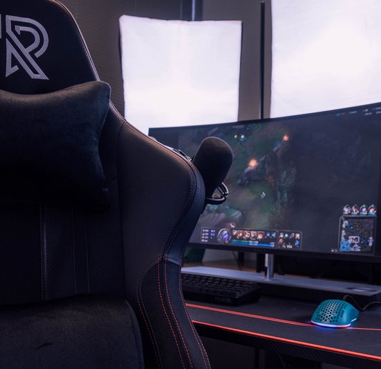 Ranqer Performance Gamestoel - Luxe Ergonomische Bureaustoel - Gaming Stoel voor volwassenen - 4D Armleuningen - Zwart