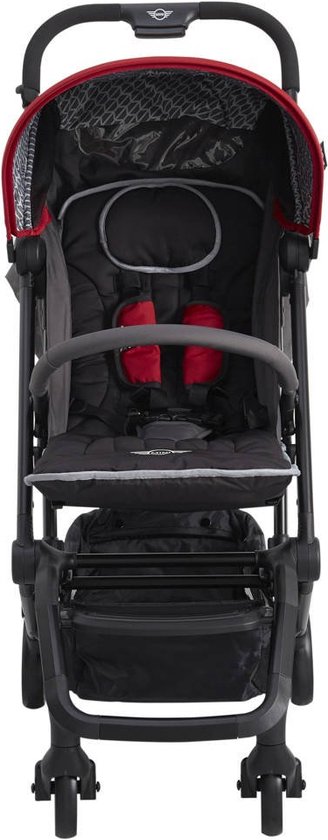 Easywalker buggy MINI XS Union Red (+ gratis inlay/transporttas/cupholder)