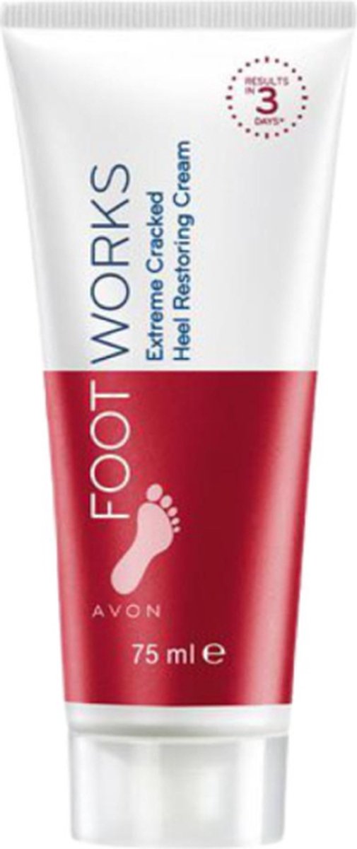 Voetverzorging - Foot Works extreme cracked heels - 75ml - Voetencreme - Extreem gebarsten hielen - Voor gezonde voeten - Persoonlijke verzorging