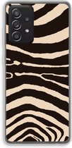 Case Company® - Galaxy A52 hoesje - Arizona Zebra - Soft Case / Cover - Bescherming aan alle Kanten - Zijkanten Transparant - Bescherming Over de Schermrand - Back Cover