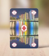 Cadeautip! Speelkaarten Rotterdam - Hoge kwaliteit - Zelf geproduceerd - Kaartspel set - Luxe Speelkaarten - 54 kaarten - 28 afbeeldingen van Rotterdam - Huurdies - 62 x 88cm - sch