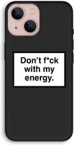 Case Company® - iPhone 13 hoesje - My energy - 100% Biologisch Afbreekbaar - Duurzaam - Biodegradable Soft Case - Milieuvriendelijke Print op Achterkant - Zwarte Zijkanten - Bescherming Over 