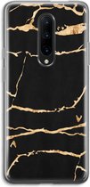 CaseCompany® - OnePlus 7 Pro hoesje - Gouden marmer - Soft Case / Cover - Bescherming aan alle Kanten - Zijkanten Transparant - Bescherming Over de Schermrand - Back Cover