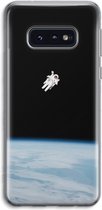 Case Company® - Galaxy S10e hoesje - Alone in Space - Soft Case / Cover - Bescherming aan alle Kanten - Zijkanten Transparant - Bescherming Over de Schermrand - Back Cover