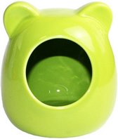 Happy Pet Knaagdierhuisje Hamster 12 X 13 Cm Keramiek Groen