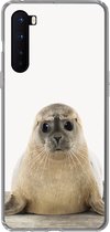 Geschikt voor OnePlus Nord hoesje - Zeehond - Dieren - Kind - Jongens - Meisjes - Kinderen - Siliconen Telefoonhoesje