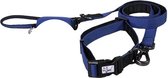 Leashr Hondenriem - Set - Leiband met Halsband - Waterafstotend - Vuilafstotend - Kwaliteit - Blauw - Hond - L