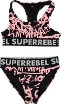 CARMEL. Tanktop Bikini - Graffiti print - 10/140