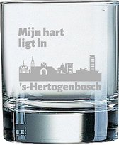Gegraveerde Whiskeyglas 20cl Den Bosch