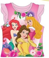 Disney Princess Meisjes T-shirt - licht roze - Maat 116