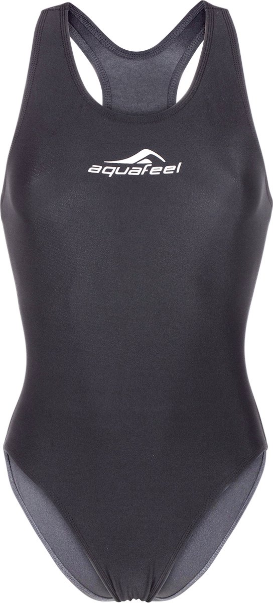 Aquafeel Sport Badpak Zwart - Maat 36 - Chloorbestendig –