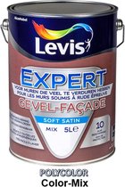 Levis Expert Gevel - Topkwaliteit Buitenmuurverf - Kleur RAL 5010 Gentianblauw - 5 L