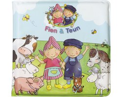 foto van Fien & Teun badboekje, badspeelgoed - baby peuter speelgoed -boerderij thema - vanaf 1 jaar - Bambolino Toys