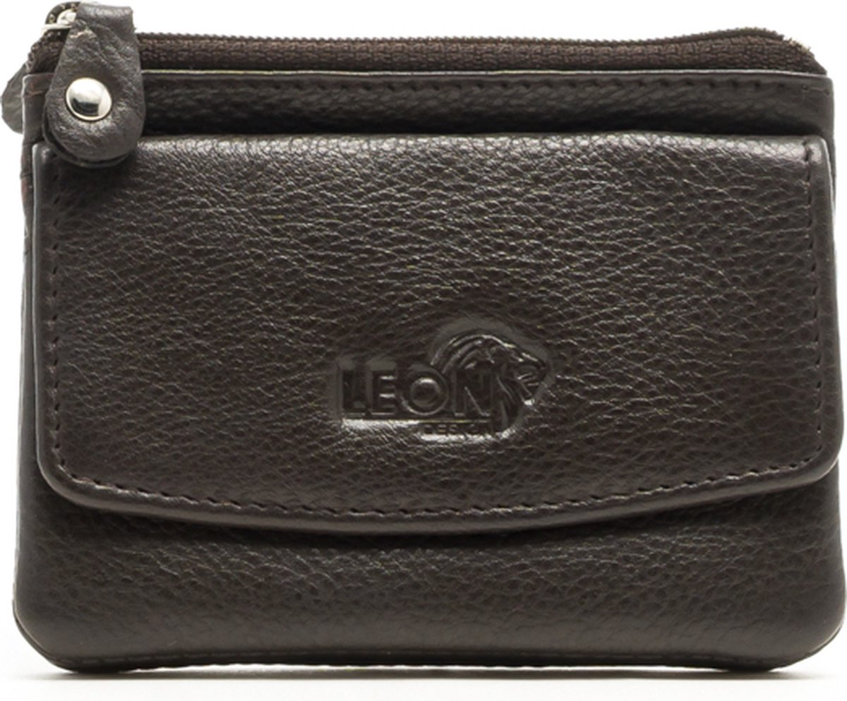 Sleuteletui - Dubbelvaks - Sleutel - Keingeld - Pasjesetui - Leer - Sleutel etui - Sleuteletui heren - Sleuteletui met rits - Sleuteletui dames - Sleutelmapje - Sleuteletui leer - Sleutelbeursje - Kleine cadeautjes voor kinderen - Goedkope cadeautjes