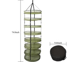 Droognet 60cm diameter 8 laags Heavy Duty Verstelbaar