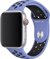 Apple 44mm Nike Sport Band - Horlogebandje voor smart watch - 140 - 210 mm - zwart, koninklijke hartslag - voor Watch (42 mm, 44 mm)