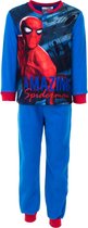 Spiderman pyjama - Coral Fleece - glow in the dark - blauw - 110 cm - 5 jaar