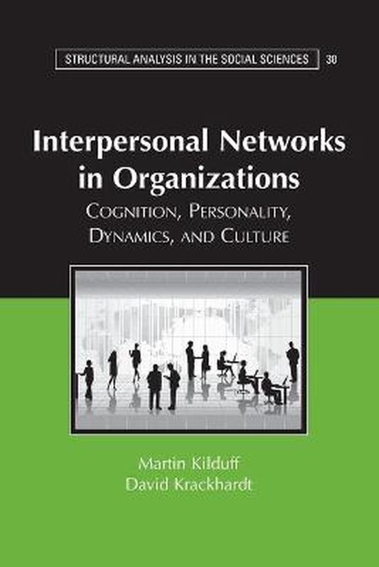 Interpersonal Networks In Organizations - cover