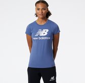 New Balance Essentials ST Logo Tee Nsy Dames T-Shirt - Maat S