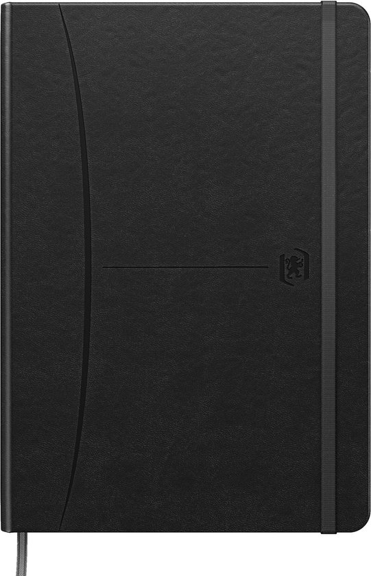 Oxford Signature - notitieboek - A5 - geruit 5mm - 80 vel - zwart