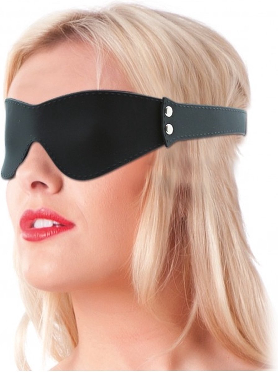 Goedkoopste Bondage Play - verstelbaar oogmasker - zwart