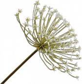 Silk-ka Kunstbloem-Zijden Bloem Allium Steel Wit 107 cm