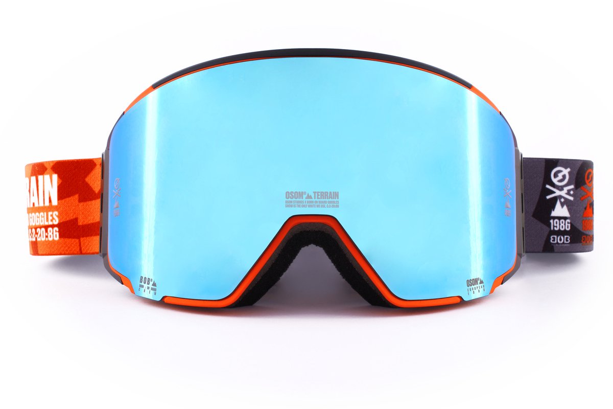 Skibril - BOB OSOM TERRAIN HCS+™ - 1 Jaar garantie op verlies, diefstal & beschadiging* - Snowboardbril - Goggle