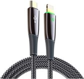 Dux Ducis USB-C naar Lightning kabel - 2 meter - Geschikt voor iPhone/iPad/Airpods - Ondersteunt snelladen vanaf iPhone 8/X/XR/XS/11/12/13 - 2m - 88369